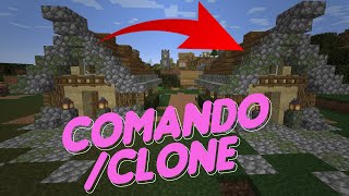 COMO CLONAR ESTRUCTURAS CON COMANDOS | MINECRAFT 1.18 JAVA Y BEDROCK