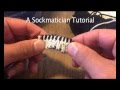 A Sockmatician Tutorial - Two-Colour Alternating Invisible Cast On for Double-Knitting in the Round