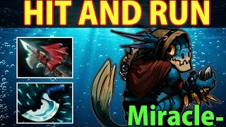 Miracle- Slark -Dota 2: Hit And Run [Dagger \u0026 Hurricane Pike]