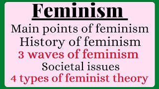 [Sub]Feminism in English Literature|Feminism|What is Feminism-Literary theory|in Hindi/Urdu