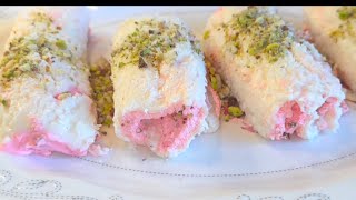 Sultan lokumo (Turkish delight) super delicious sultan’s rolls lokumo recipe 😍