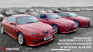 Two Alfa Romeo GTV Cups with Wizard Exhausts revving @ National Alfa Day - (27/6/21)