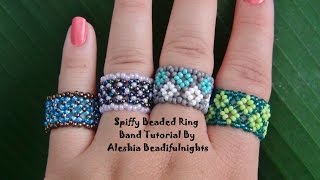 Spiffy Beaded Ring Band Tutorial