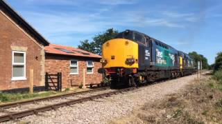 DRS 37059 and 37069 work 6L70 and 6M69 around Suffolk