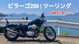 【ビラーゴ250】ツーリングして海鮮丼が食べたかった