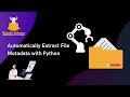 Python Automation Tutorial | How to Extract File Metadata with Python #code #automation