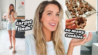 TARGET TRY ON HAUL + WAFFLE COOKIE EXPERIMENT | leighannvlogs