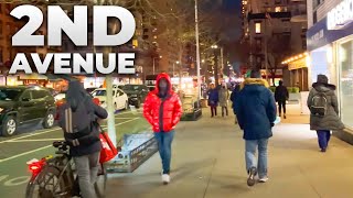 Walking NYC : Upper East Side via 2nd Avenue to 86th Street (January 2022)