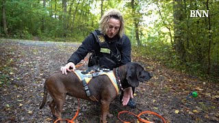 Besuch bei den Mantrailer-Hunden der Polizei in Göppingen