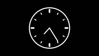 CLOCK ANIMATION | CLOCK TIME ANIMATION | BLACK \u0026 WHITE | BTM (SHORTS)