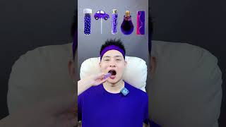 💜🟣🟪Immersive eating of Purple food#mukbang #asmr #immersive