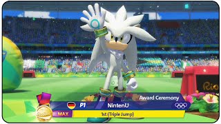 Mario & Sonic at the Rio 2016 Olympic Games (Wii U) - Triple Jump Level : MAX