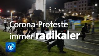 Proteste gegen Corona-Maßnahmen werden immer radikaler