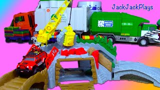 Kids' Toy Playtime | Tonka Climb-Overs: Ripsaw Summit Playset Toy Unboxing Review by JackJackPlays