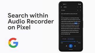 How To Use The Pixel Recorder App to Transcribe and Search on Pixel 4a