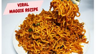 VIRAL Maggie Recipe 😍😍 SPICY MAGGIE RECIPE_How to make trending instant spicy Maggie #maggi