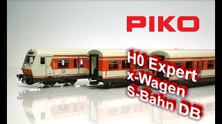 PIKO [V073EN subtitle] H0 Expert x-cars S-Bahn DB #58500ff