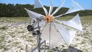 folding wind turbine（折り畳み式風力発電機のたたき台です）