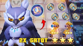 DOUBLE MAX IMMORTAL 🌟🌟🌟 GATOT |  AUSTUS SKILL 2 | MAGIC CHESS MLBB