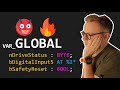 Stop using global variables!