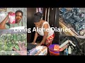 living Alone Diaries Nigeria🍀|cooking/cleaning/unboxing.