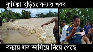 কুমিল্লার বুড়িচং এলাকায় বন্যায় সব ভাসিয়ে নিয়ে গেছে। কুমিল্লা বন্যার খবর। Flood Update Cumilla