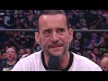 CM Punk Speaks for the First Time Ever in AEW  AEW Rampage The First Dance, 82021