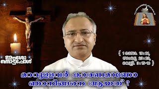 63. മറ്റുള്ളവര്‍ കാരണമാണോ ഞാനിങ്ങനെ ആയത്?🙏1രാജാ.18:21, സംഖ്യ.23:23, വെളി.3:15-16🙏ഫാ. ഡേവിസ് SDB