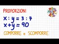 PROPORZIONI 12 comporre e scomporre con due variabili x e y                   _ PR49