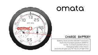 Reading the battery level on the OMATA One