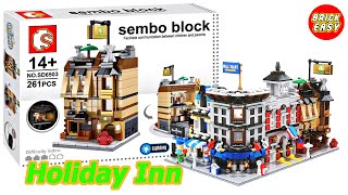 LEGO Holiday Inn | Sembo Block SD6503 | Unofficial lego
