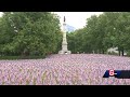 37K flags mark those who scarified their lives for country