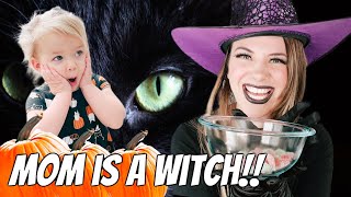 We made Mom a WITCH!!