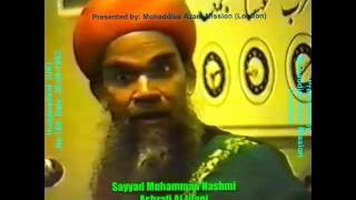 Ghazi-e-Millat Sayed Muhammad Hashmi Ashrafi Al Jillani @ HUDDERSFIELD. 1996.