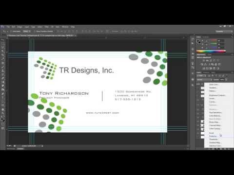 Business Card Tutorial - Create Your Own - Photoshop Business Card Tutorial - Create Your Own - Photoshop