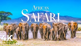 African Safari 4K • Wildlife Relaxation Film with Peaceful Relaxing Music and An