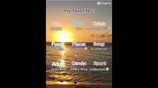 My Fav Things