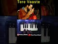 tere vaaste | piano | Walkband | instrumental ringtone #shorts #ytshort