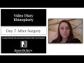 8 Rhinoplasty & Septoplasty Video Diary  Day 7 After Surgery