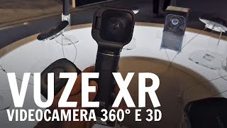 Videocamera 360° 2D e 180° 3D: Vuze XR è trasformista