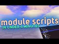 Learn Module Scripts in UNDER 6 MINUTES | Roblox Scripting Tutorial (2021)