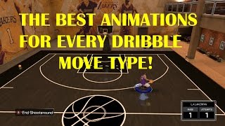 THE BEST ANIMATIONS FOR EVERY DRIBBLE MOVE IN NBA 2K17! (TUTORIAL VIDEO)
