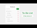 How to Create a To-Do List App with HTML, CSS & JavaScript | Beginner's Guide