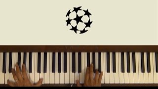 Uefa Champions League Anthem Piano Cover With Separate Tutorial