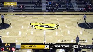 Hamilton Girls Varsity Basketball VS West Ottawa Senior Night!