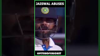 jaiswal abuse kemar roach 🤯🤯 jaiswal abusing roach | ind vs wi #shorts