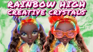 NEW Rainbow High Creative Crystals IRIS BOW Doll Unboxing \u0026 Review! 🌈 ✨