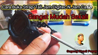 Cara Buka Strap/Tali Jam Tangan Digitec N Casio