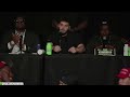 adin ross u0026 cuffem full boxing press conference event heated