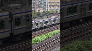 JR貨物　下り　横須賀線　上り電車